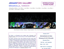 Tablet Screenshot of johansforsgallery.com